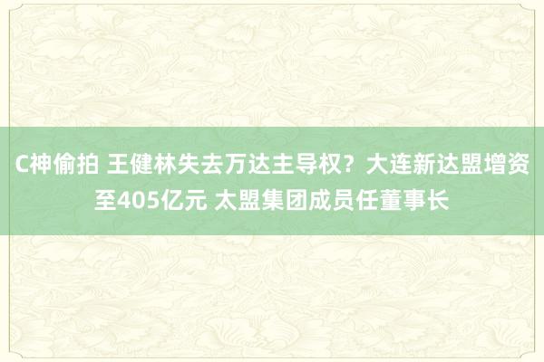 C神偷拍 王健林失去万达主导权？大连新达盟增资至405亿元 太盟集团成员任董事长