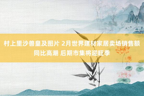 村上里沙兽皇及图片 2月世界建材家居卖场销售额同比高潮 后期市集将迎旺季